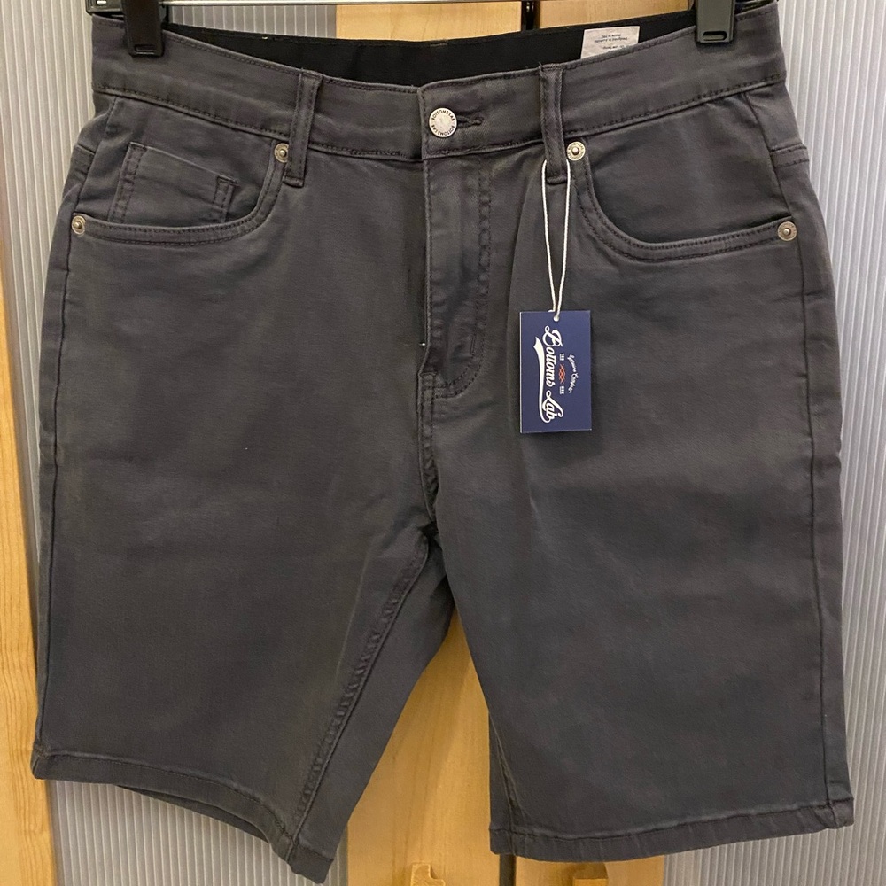 Bottoms Lab faded black denim Bermuda shorts Size XS NWT
